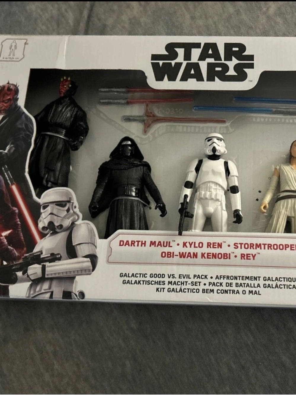 Star Wars Galactic Good Vs Evil 5 Pack 6" Figure Darth Maul Kylo Ren Obi-Wan Rey